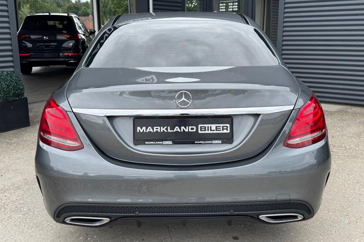 Grå Mercedes C220 d fra 2016