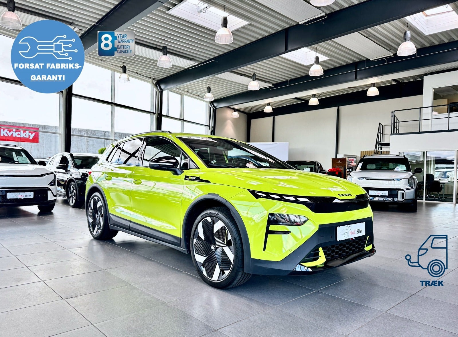 Gul Skoda Elroq fra 2026