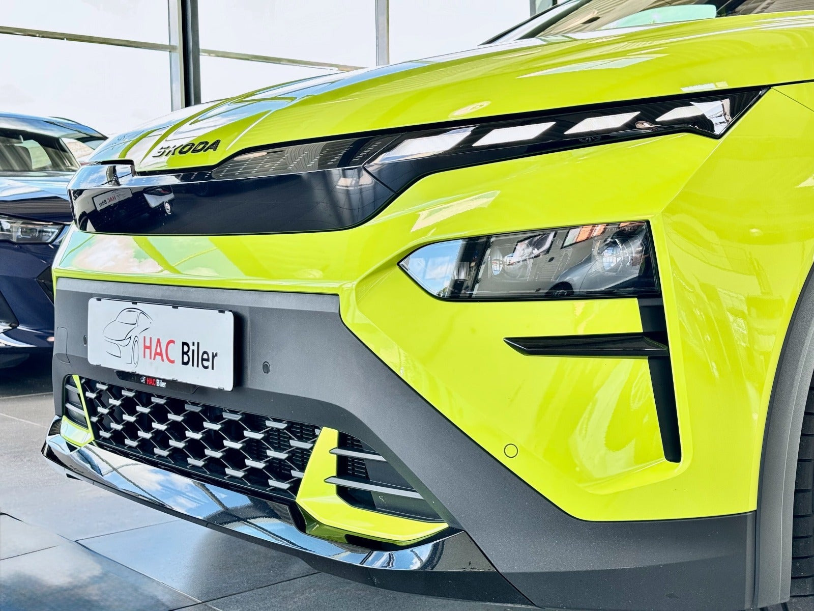 Gul Skoda Elroq fra 2026
