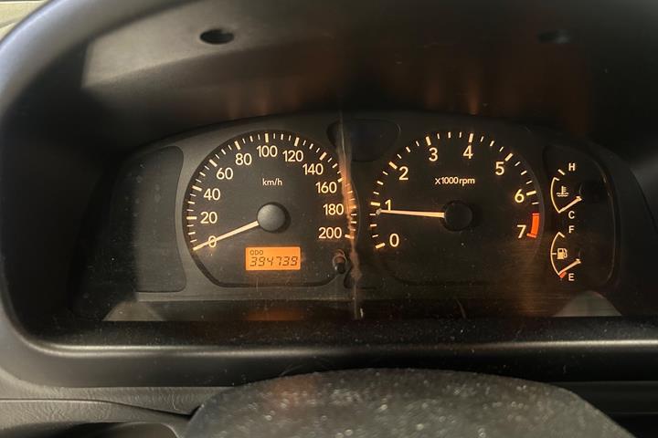 Blå Suzuki Wagon R+ fra 2000