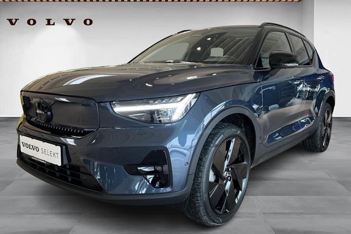 Blå Volvo EX40 fra 2026