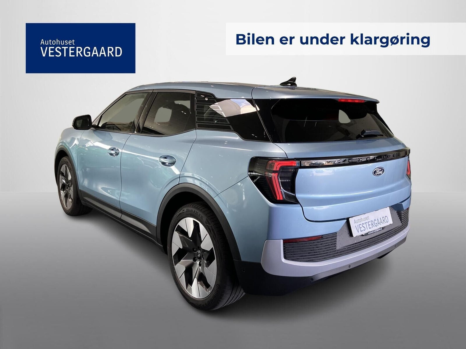 Blå Ford Explorer fra 2025