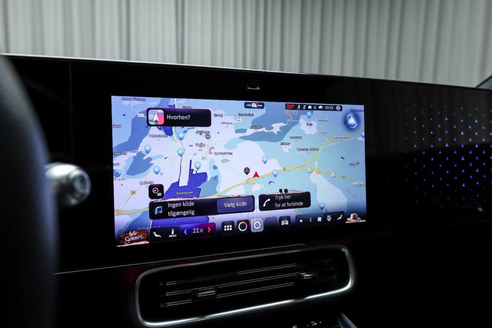Sort Mercedes CLA250+ fra 2025