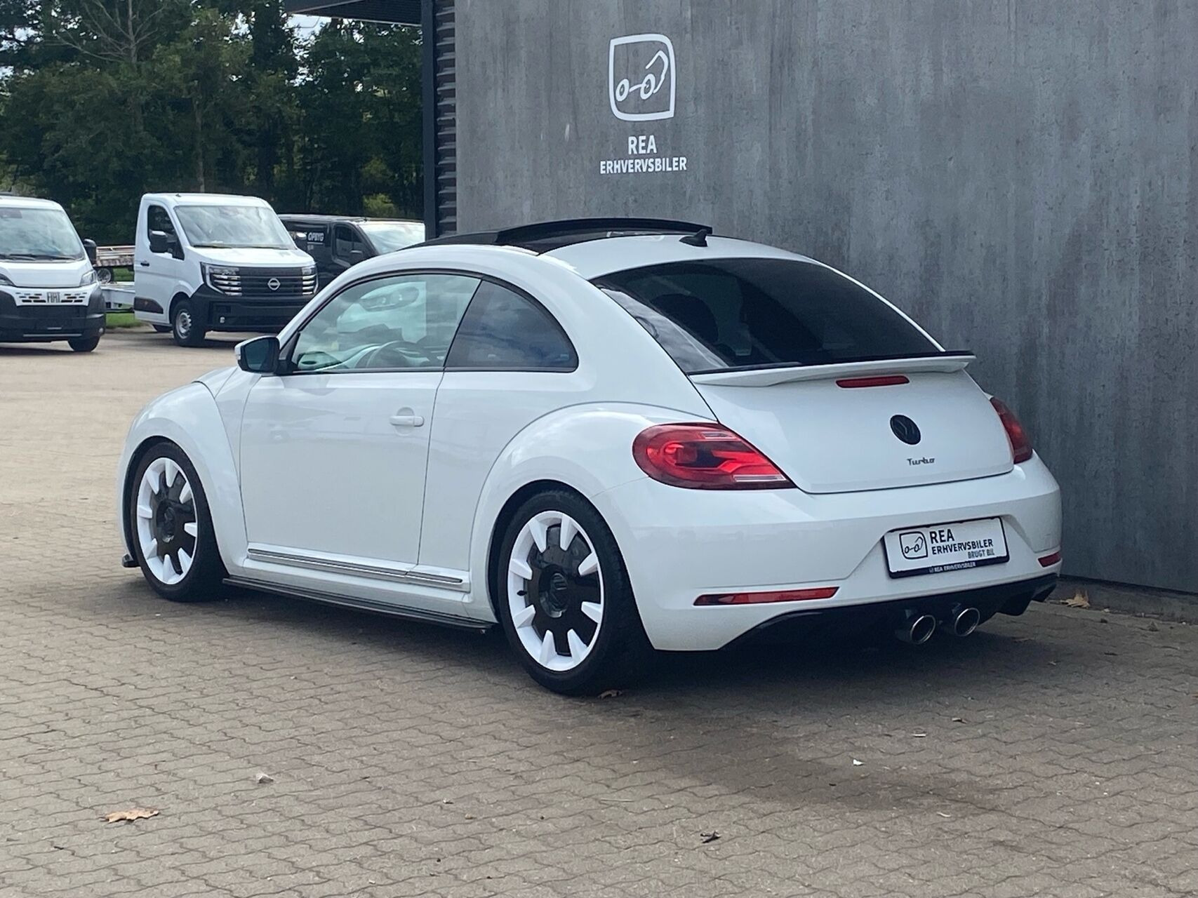 Hvid VW Beetle fra 2018