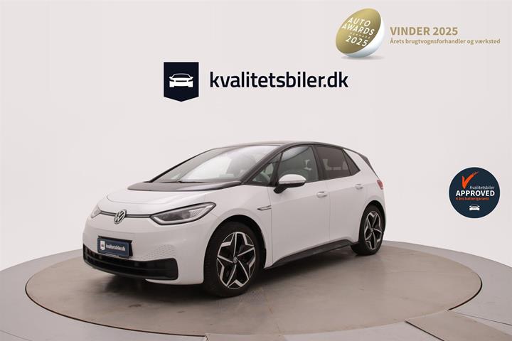 Hvid VW ID.3 fra 2021