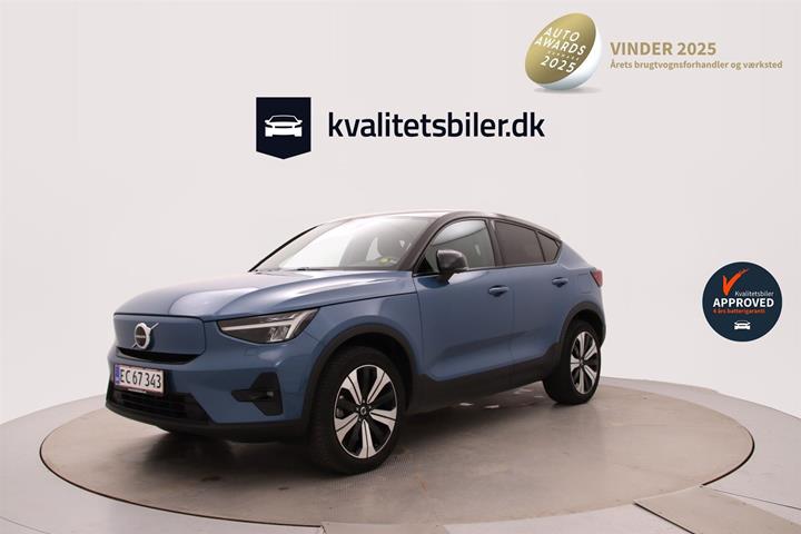 Blå Volvo C40 fra 2022
