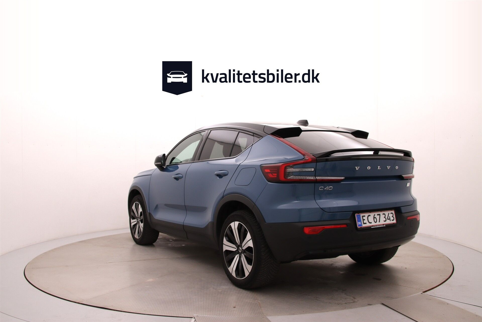 Blå Volvo C40 fra 2022