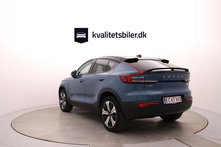 Blå Volvo C40 fra 2022