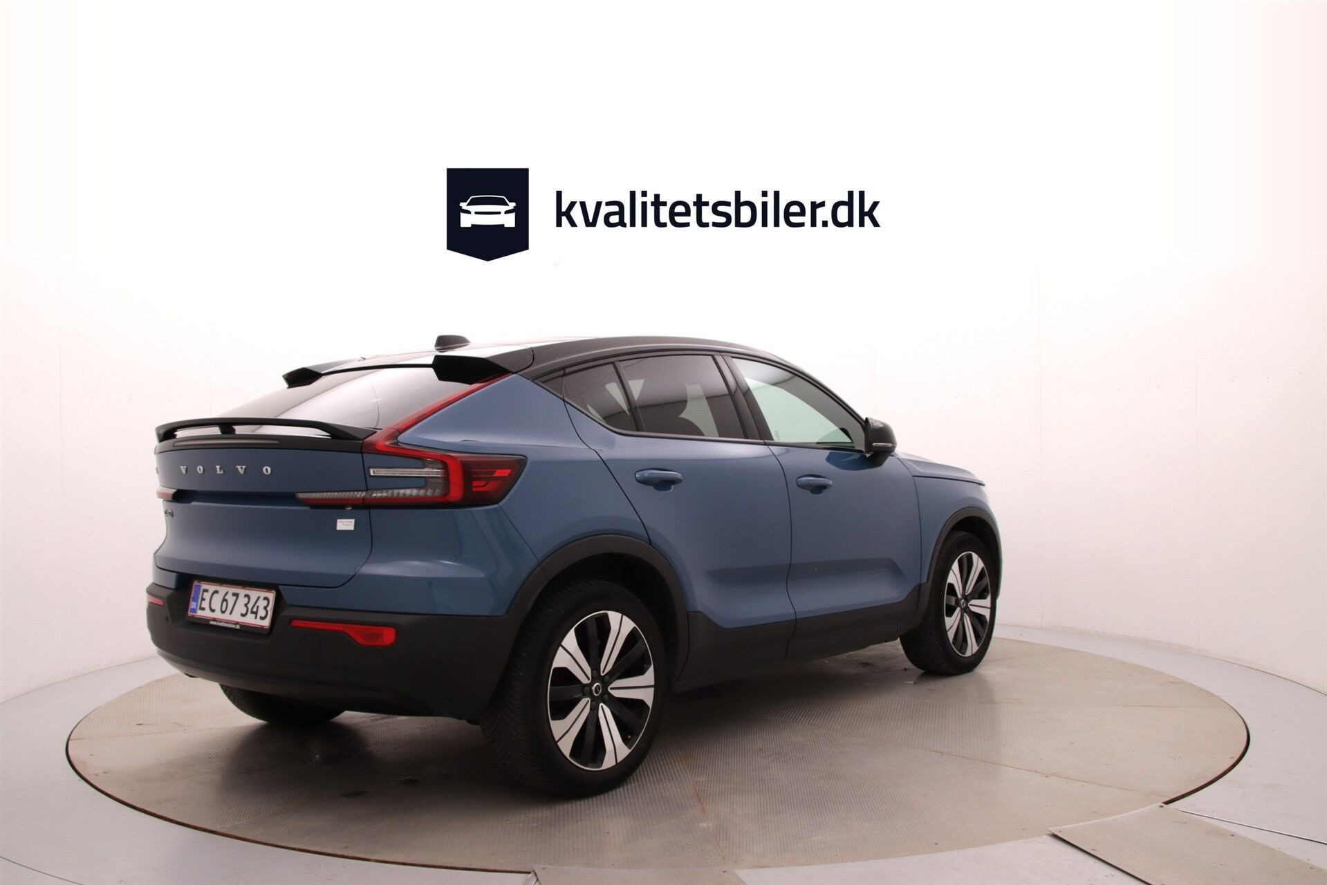 Blå Volvo C40 fra 2022