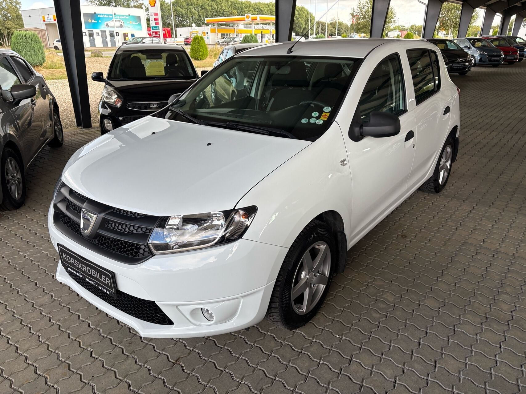 Hvid Dacia Sandero fra 2014