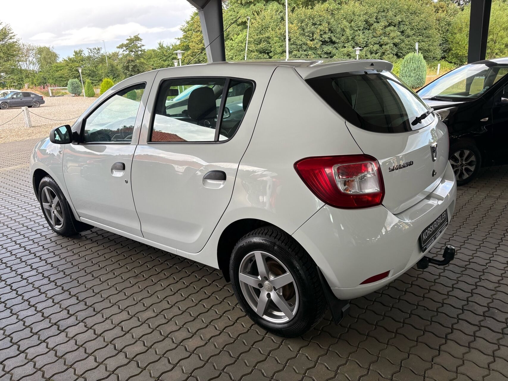 Hvid Dacia Sandero fra 2014