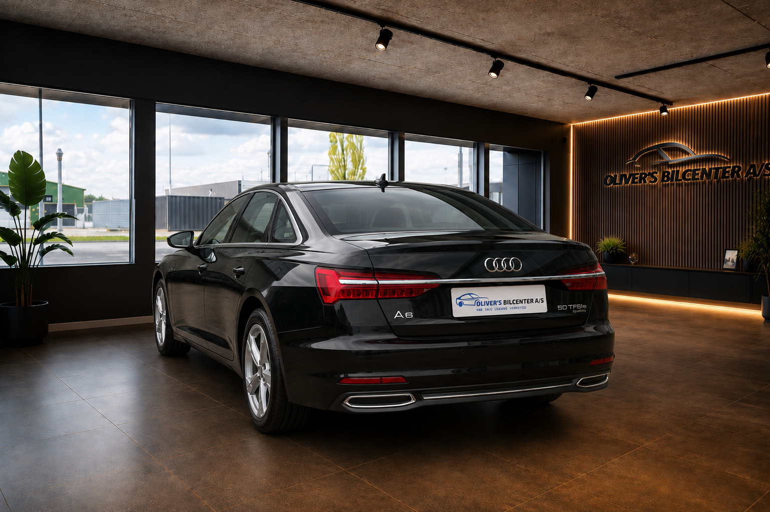 Grå Audi A6 fra 2021