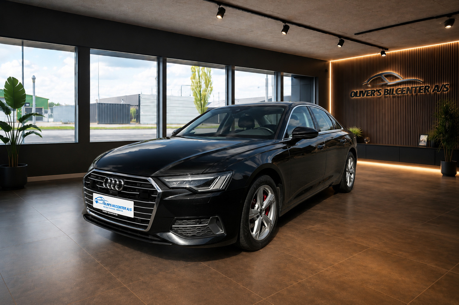 Grå Audi A6 fra 2021