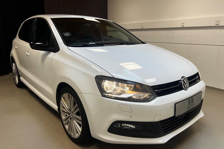 Hvid VW Polo fra 2016