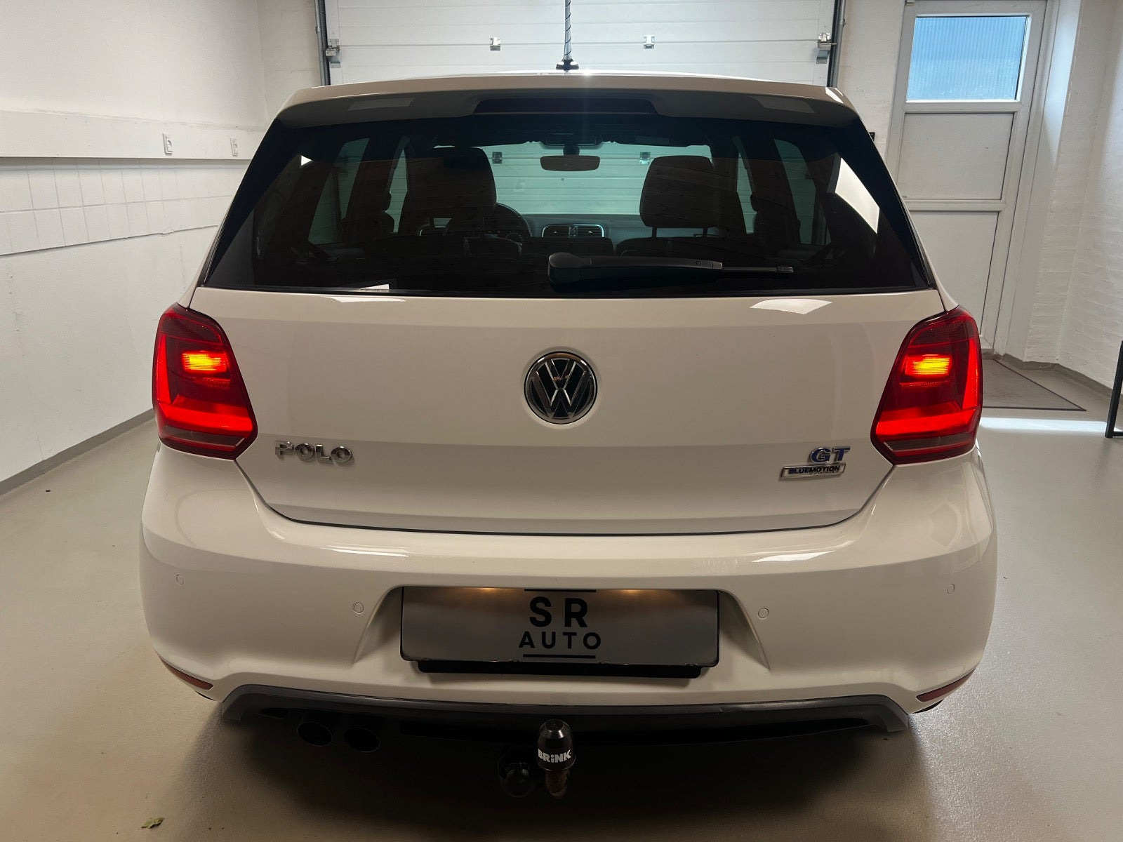 Hvid VW Polo fra 2016