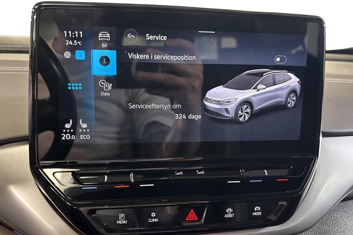 Grå VW ID.4 fra 2023