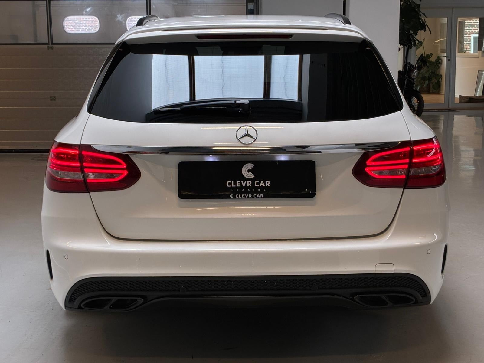 Hvid Mercedes C43 fra 2018