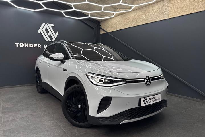 Hvid VW ID.4 fra 2022 set udefra
