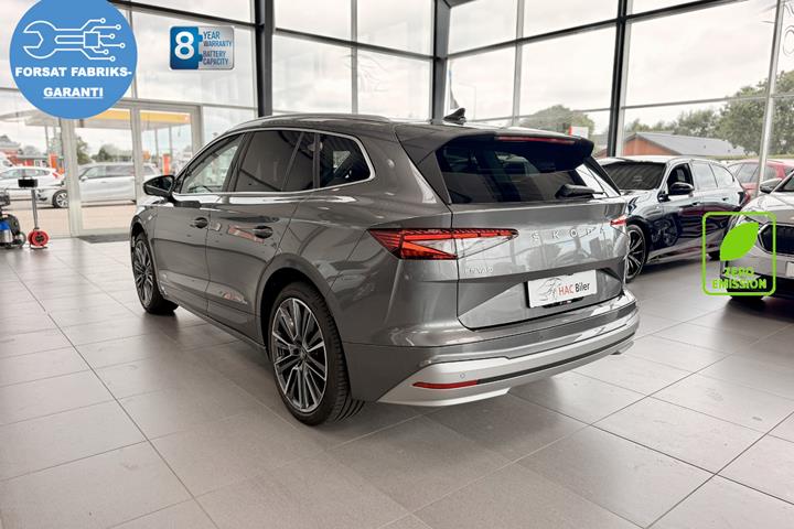 Grå Skoda Enyaq fra 2026