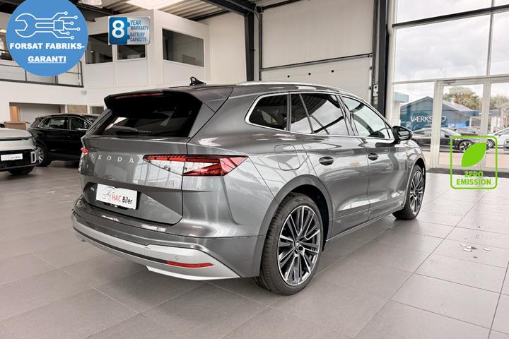 Grå Skoda Enyaq fra 2026