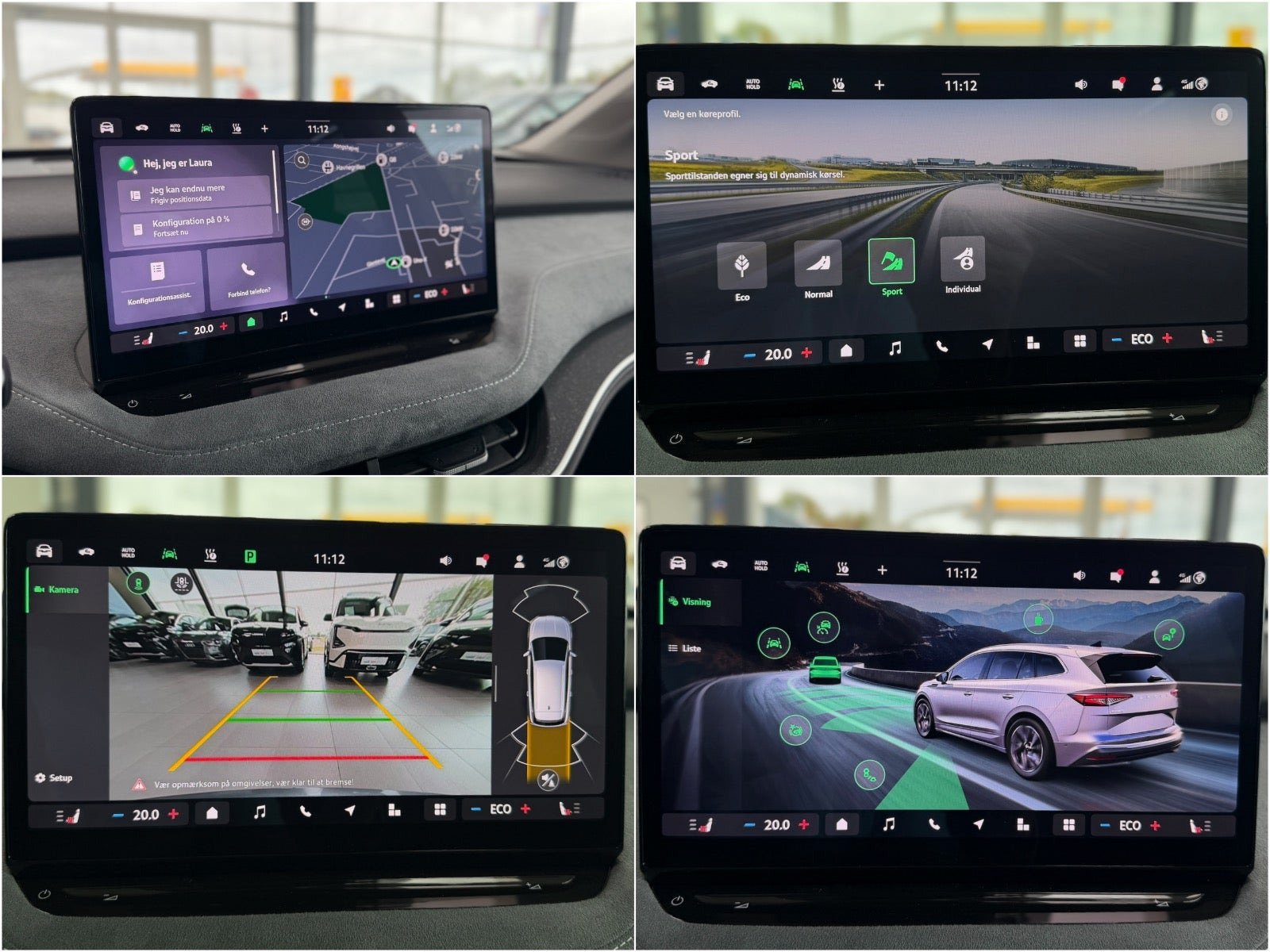 Grå Skoda Enyaq fra 2026