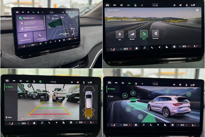 Grå Skoda Enyaq fra 2026