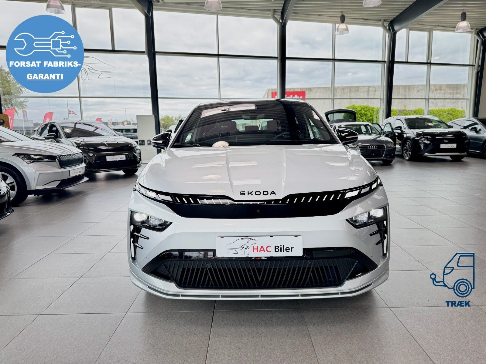 Sølv Skoda Enyaq fra 2026