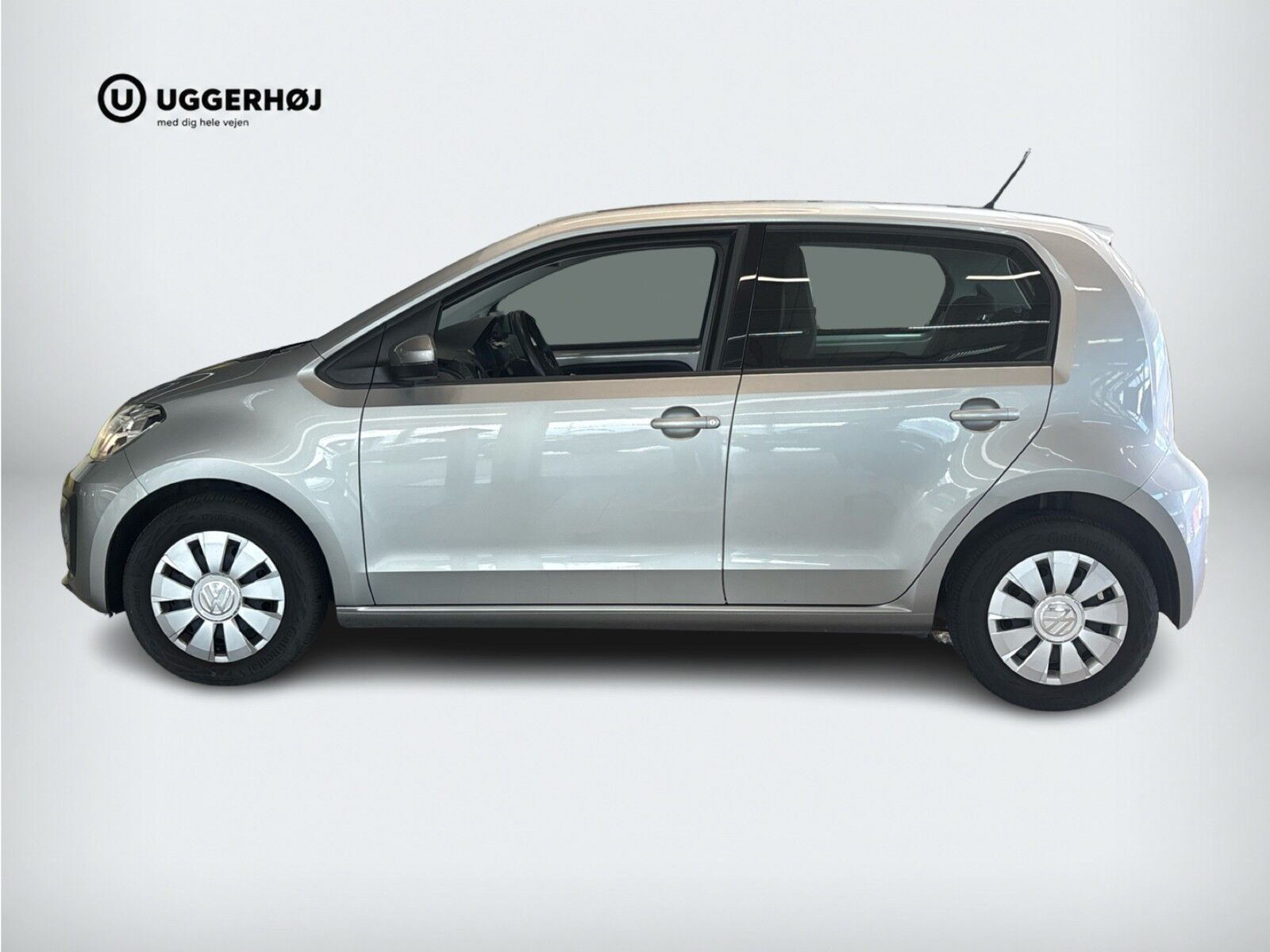 Grå VW UP! fra 2017