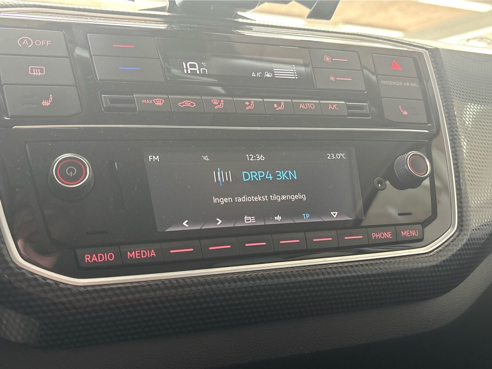 Grå VW UP! fra 2017