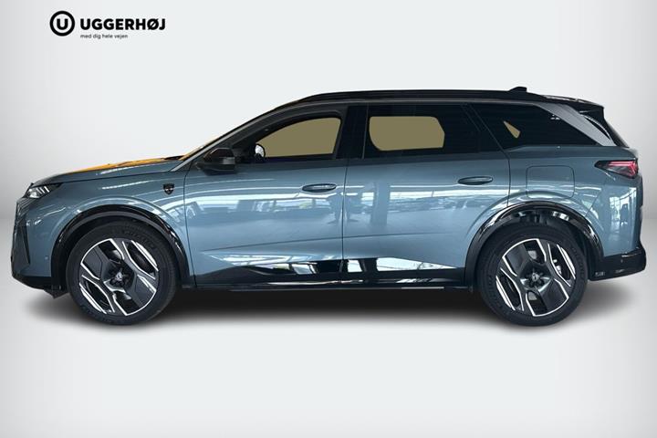 Blå Peugeot e-5008 fra 2025
