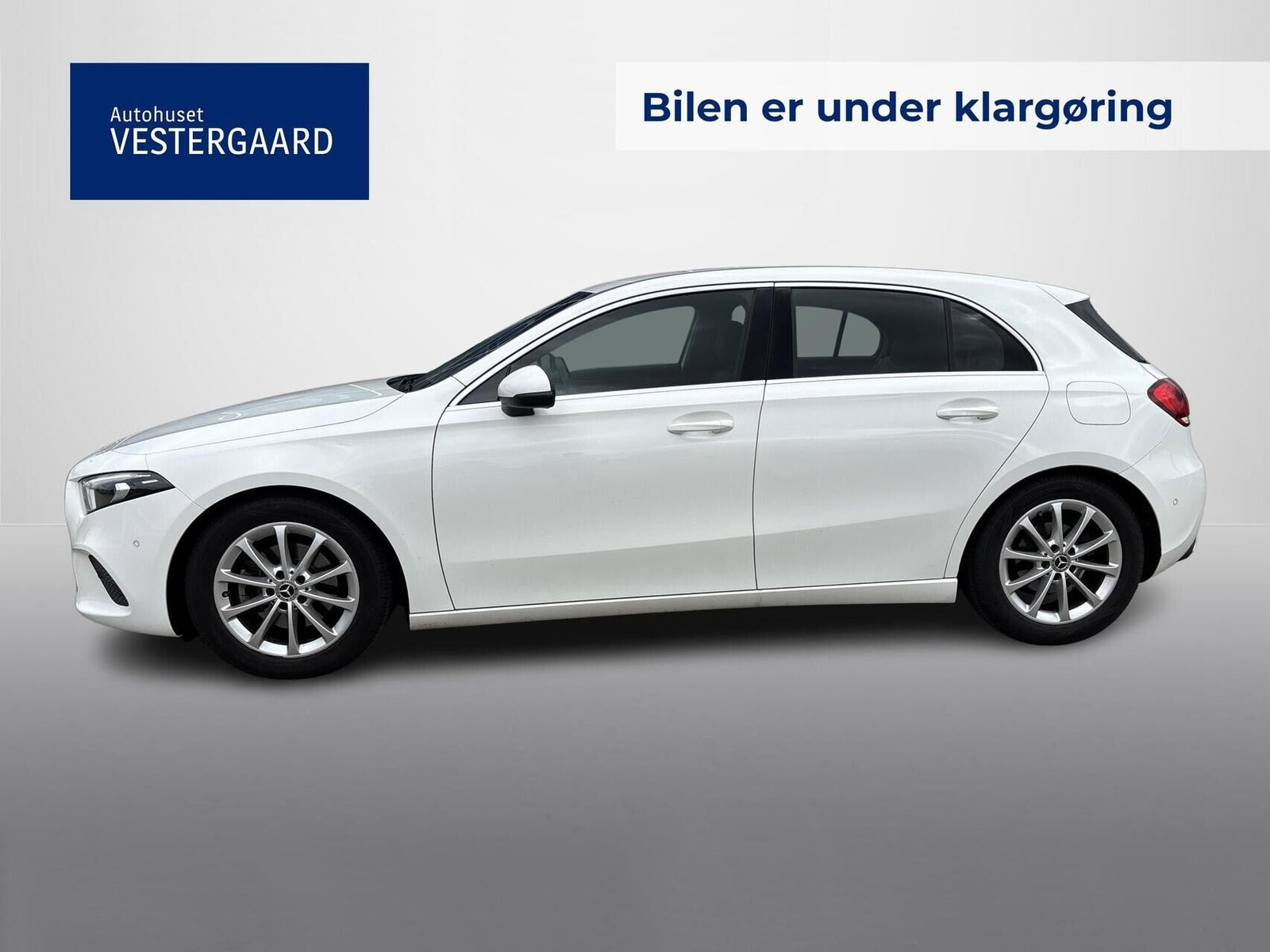 Hvid Mercedes A200 fra 2020