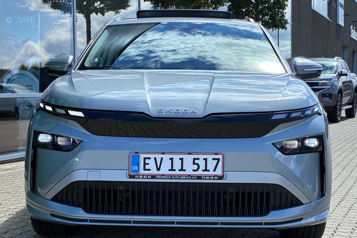 Sølv Skoda Enyaq fra 2026