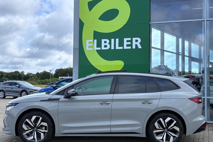 Grå Skoda Enyaq fra 2026