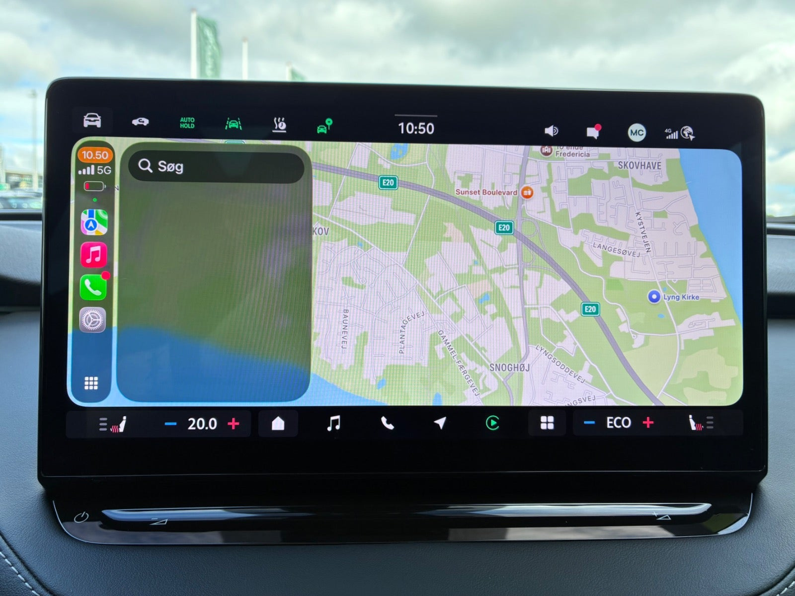 Grå Skoda Enyaq fra 2026