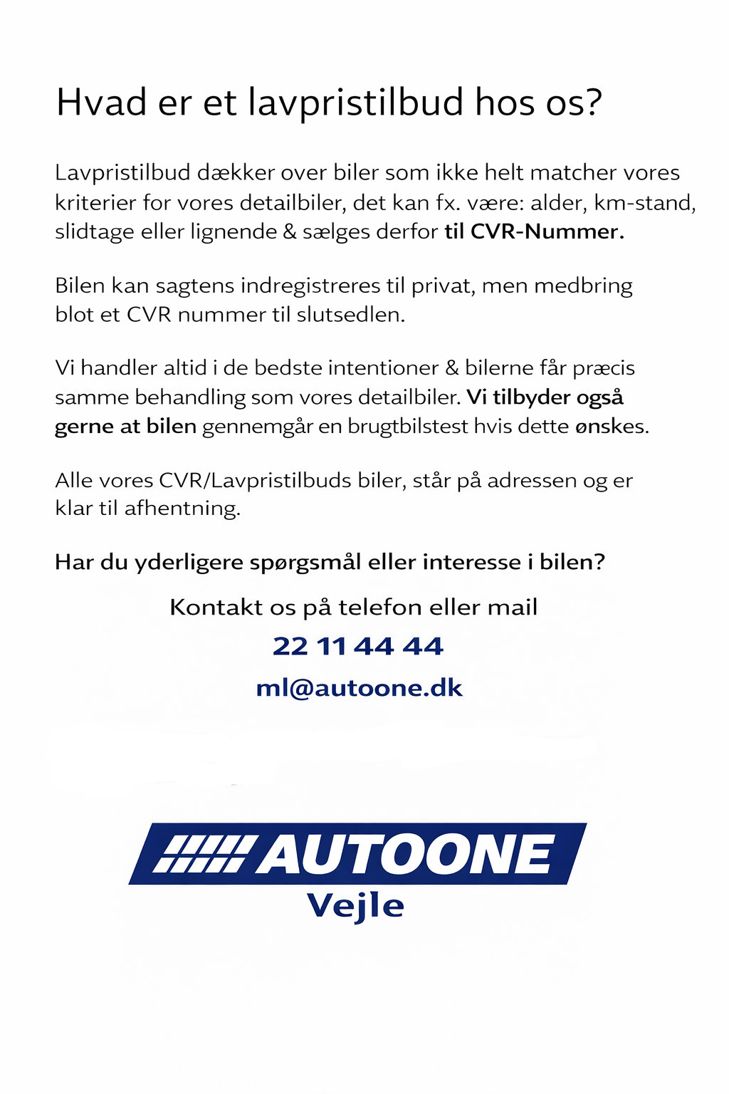 Blå Kia Ceed fra 2008
