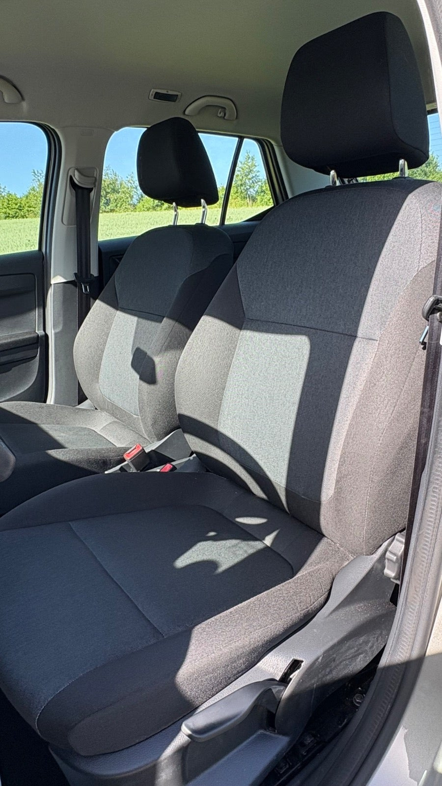 Orange Skoda Fabia fra 2018