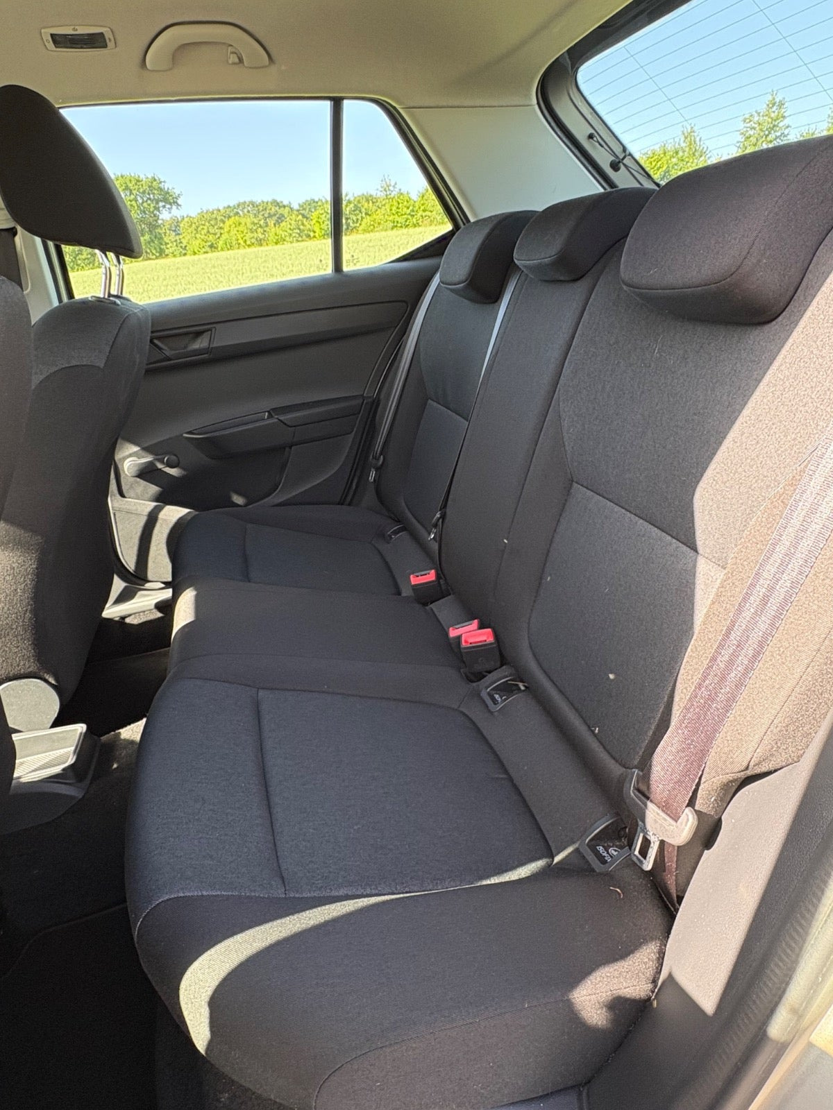 Orange Skoda Fabia fra 2018