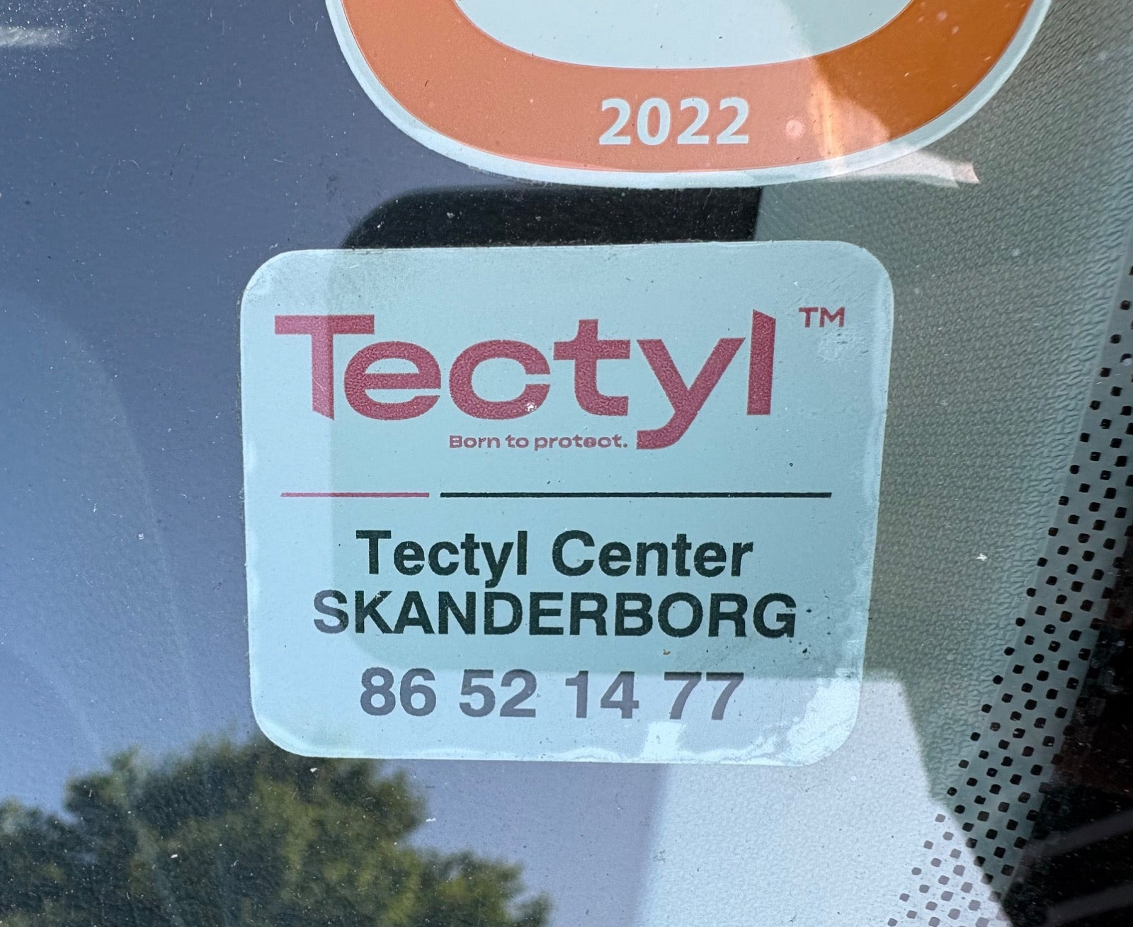 Orange Skoda Fabia fra 2018