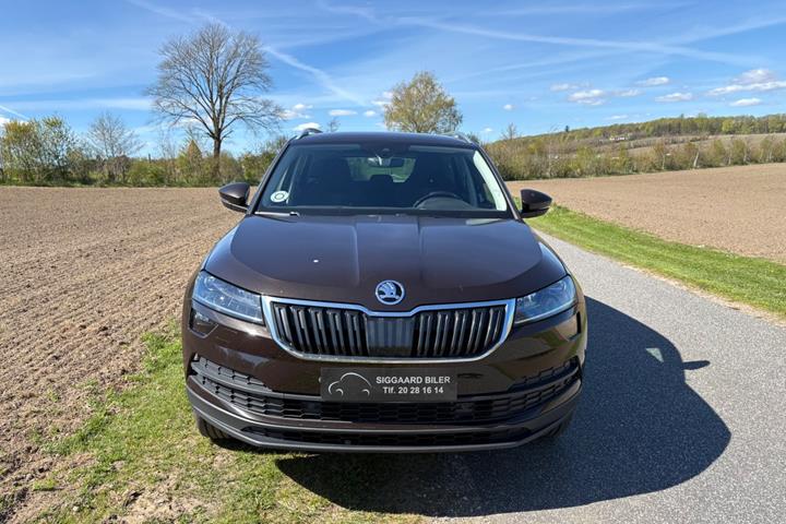 Brun Skoda Karoq fra 2019