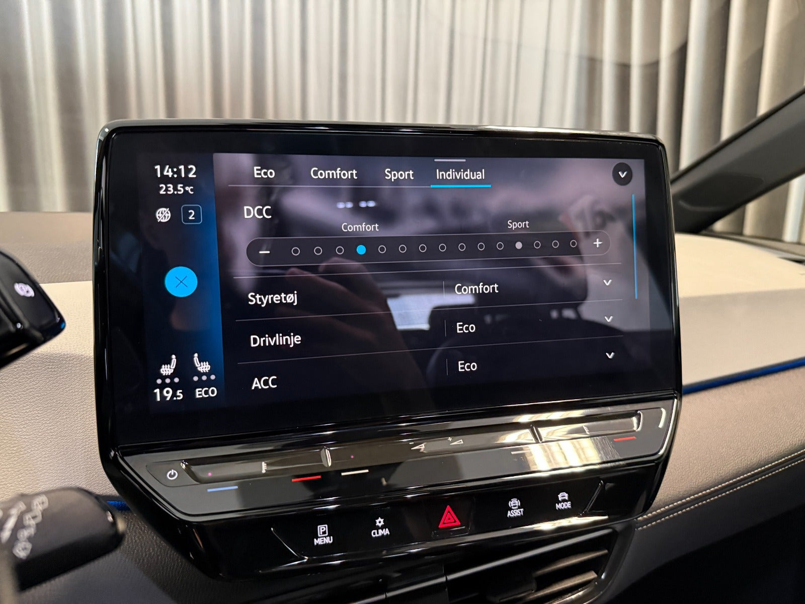 Grøn VW ID.3 fra 2023