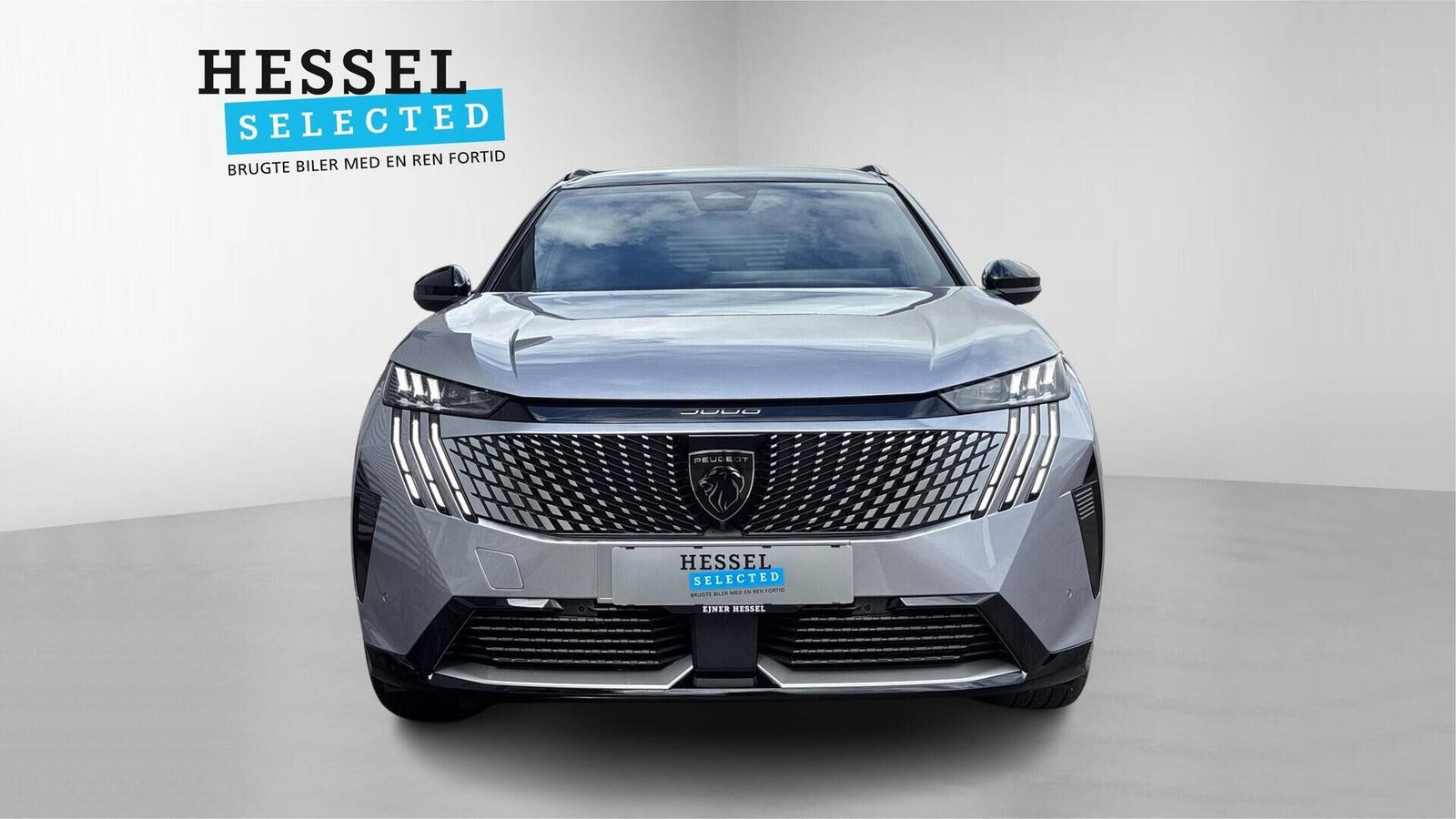 Grå Peugeot e-5008 fra 2025