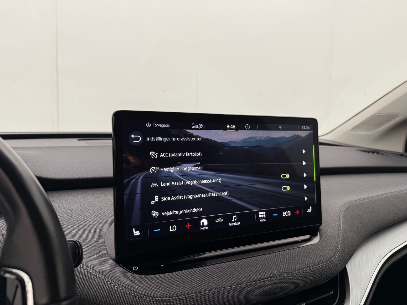 Sort Skoda Enyaq fra 2021
