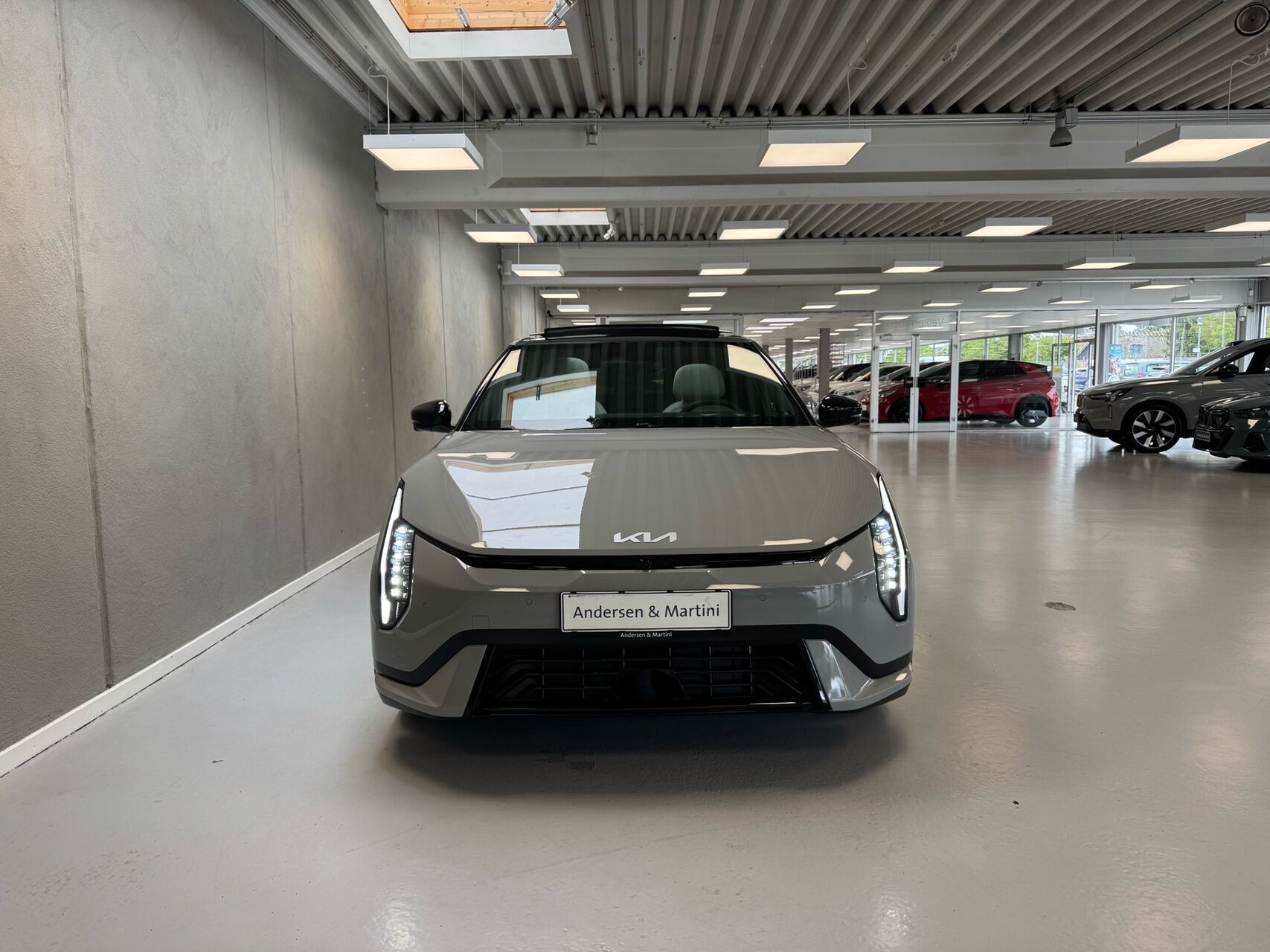 Grå Kia EV4 fra 2026