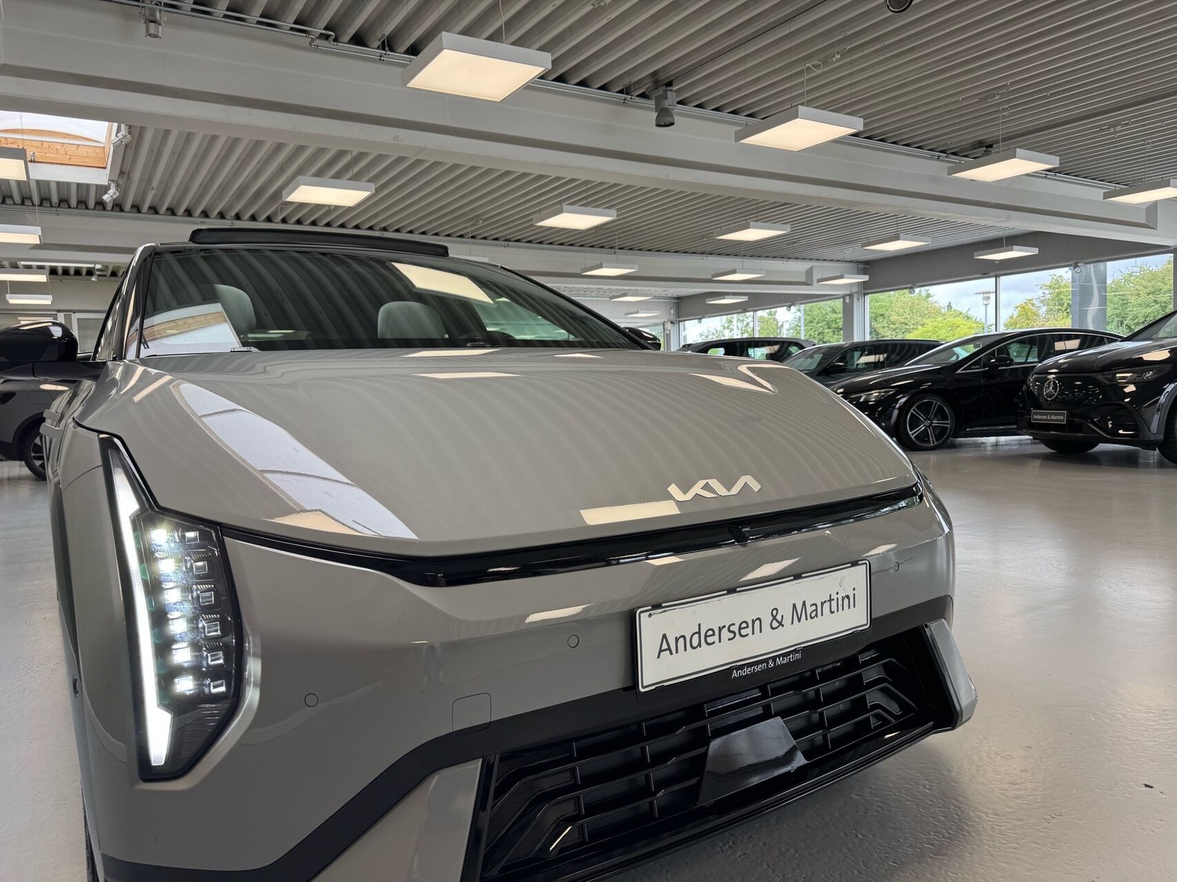 Grå Kia EV4 fra 2026