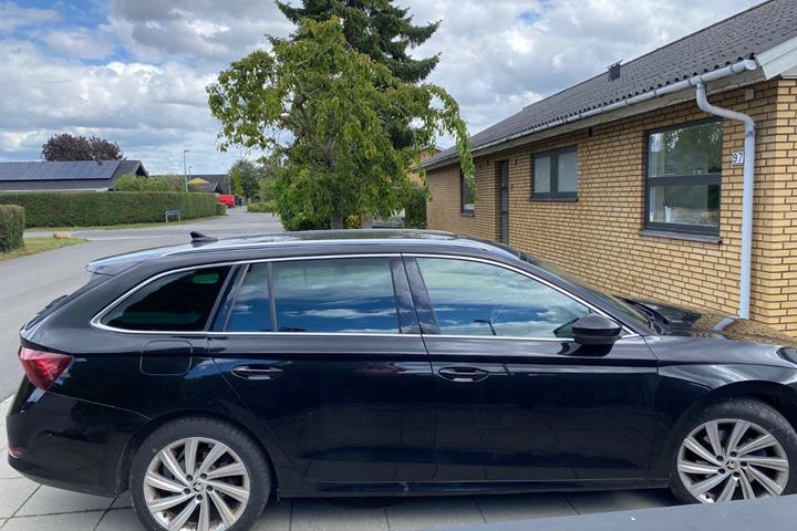 Sort Skoda Octavia fra 2021