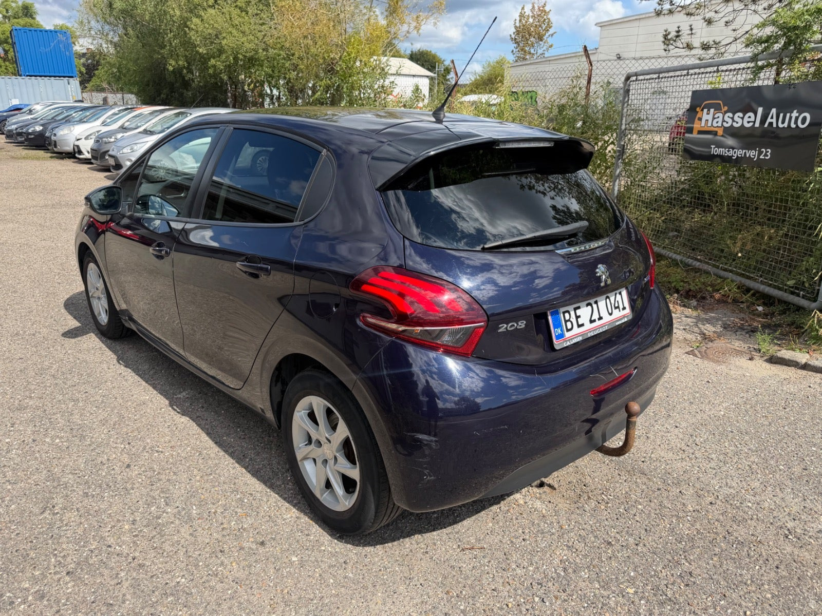 Grøn Peugeot 208 fra 2016
