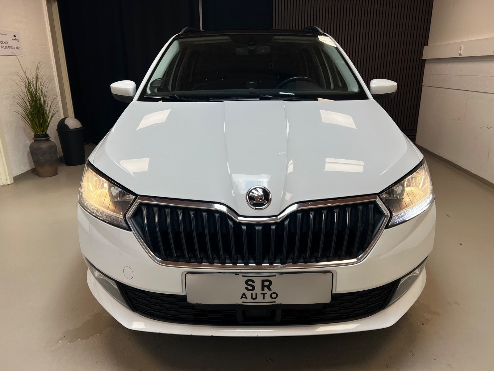 Hvid Skoda Fabia fra 2020