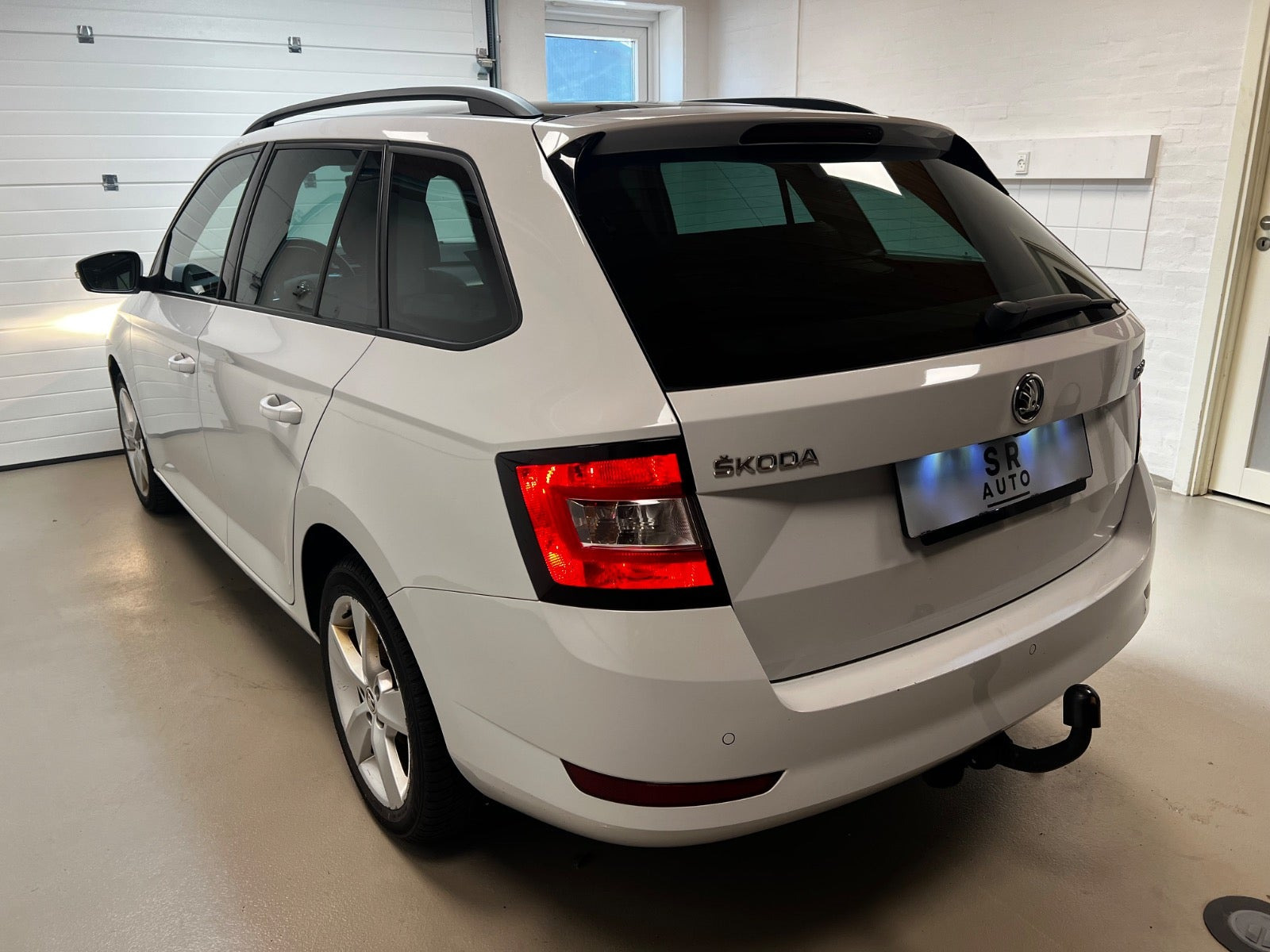 Hvid Skoda Fabia fra 2020