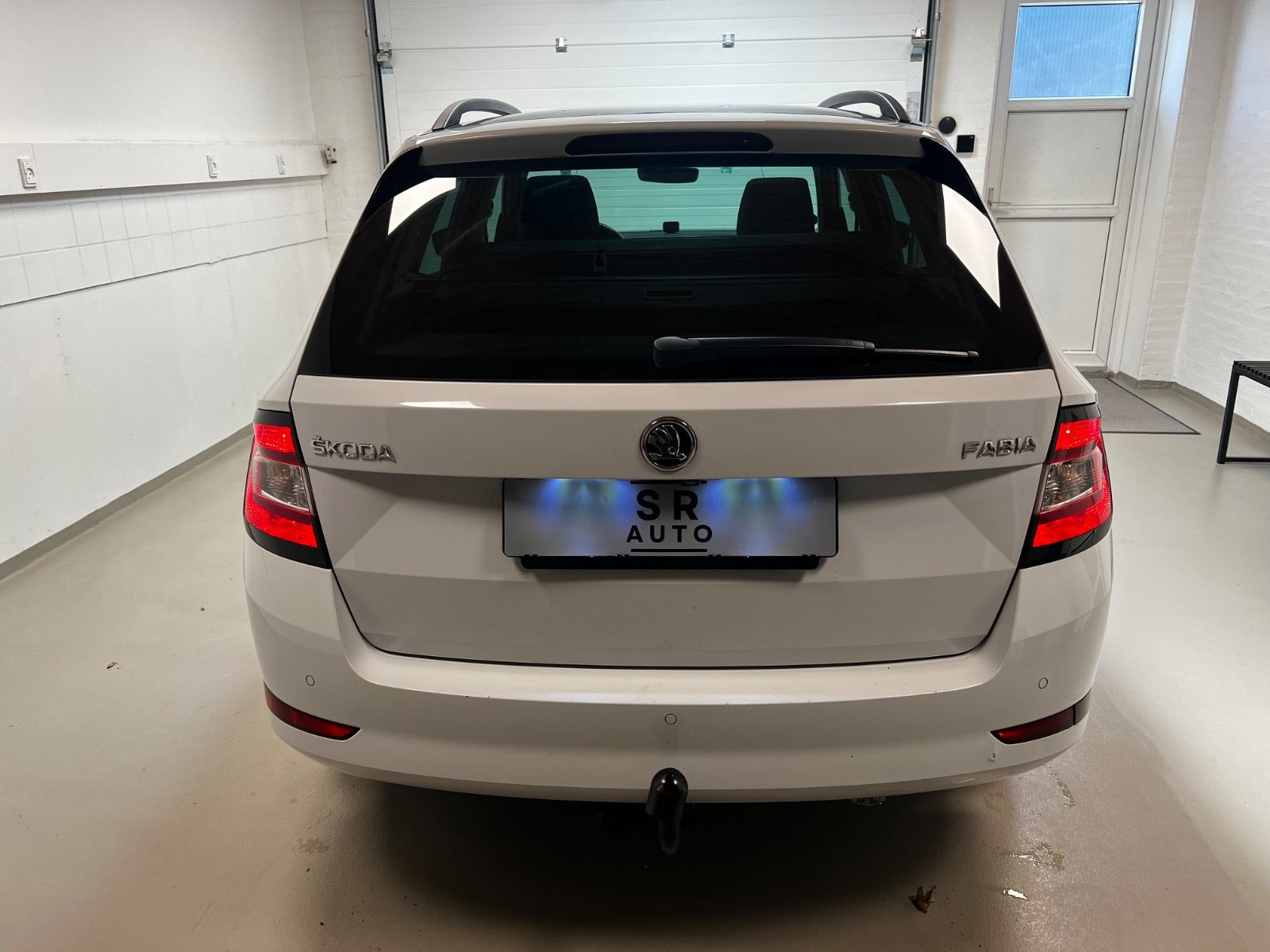 Hvid Skoda Fabia fra 2020