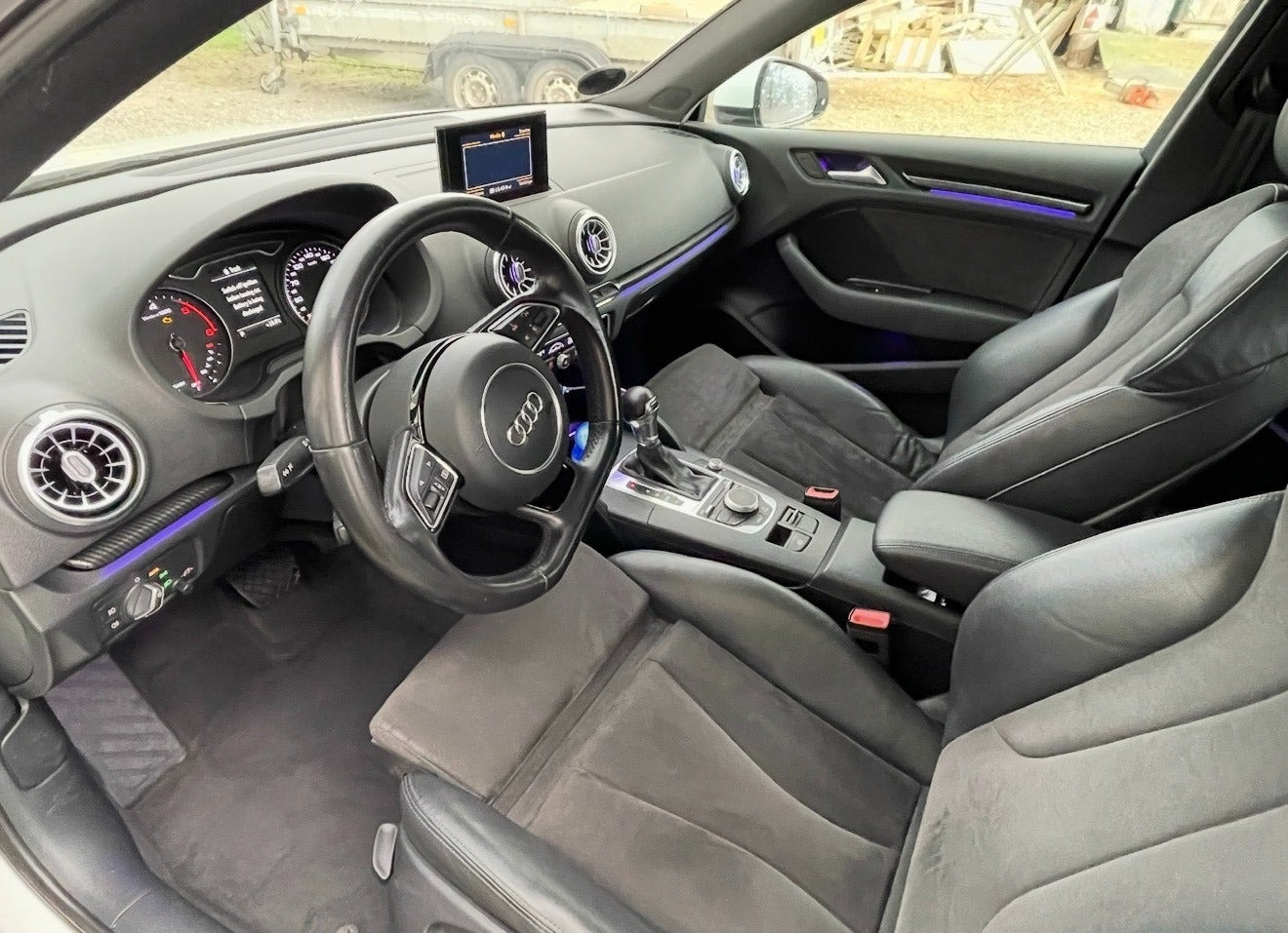 Sort Audi A3 fra 2015